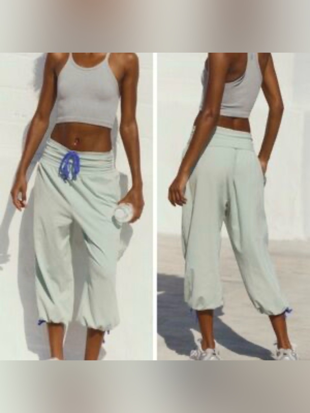 Free People  Movement Take It Easy Heathered Pants